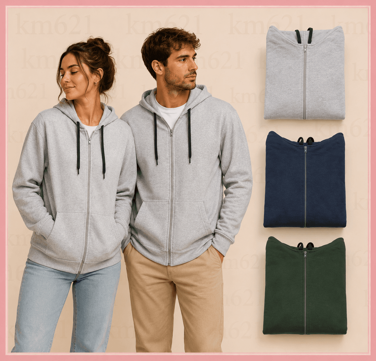 CAMPERA ALGODON ADULTO LISA (FRISA)