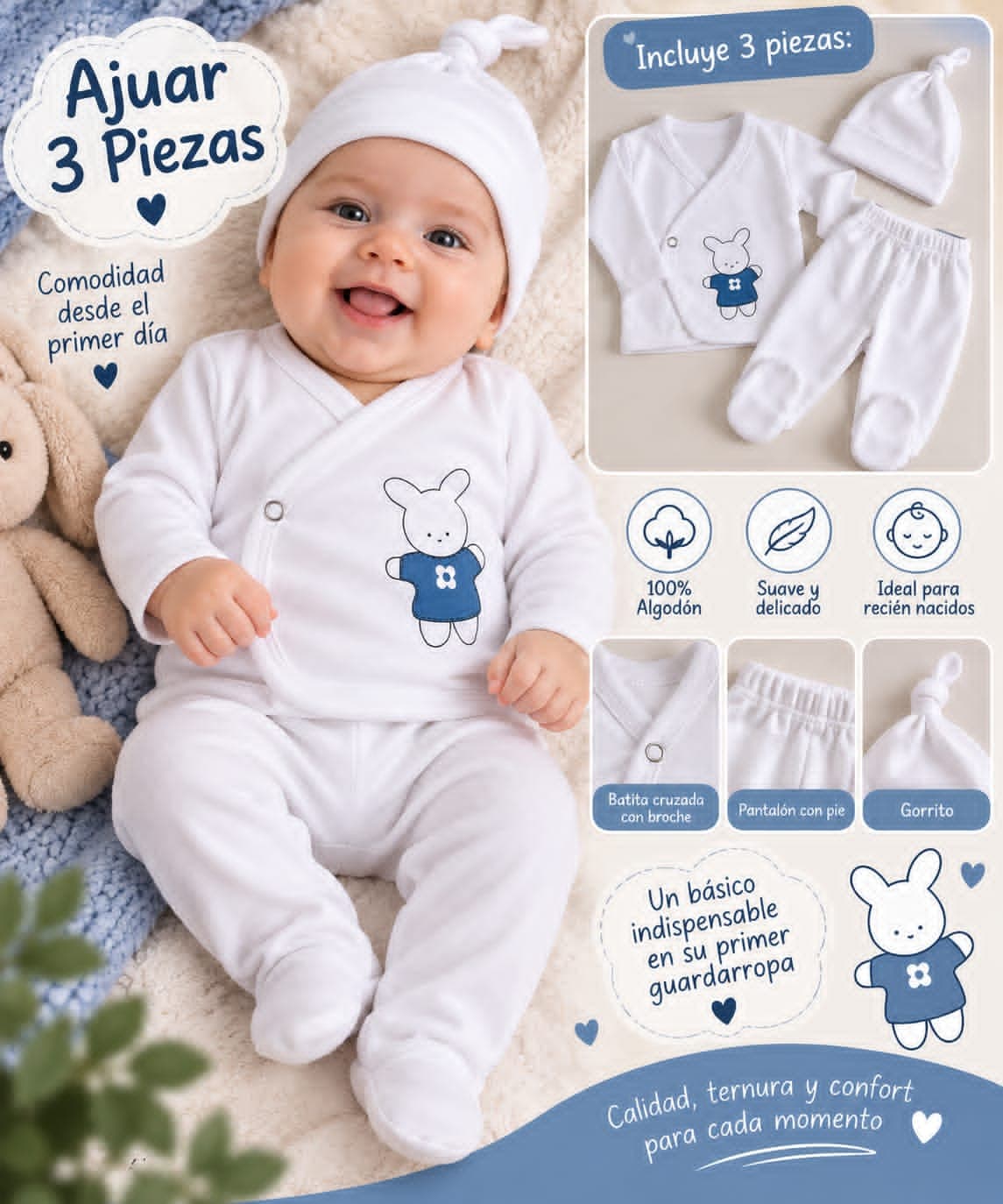 AJUAR BEBE BOLSA