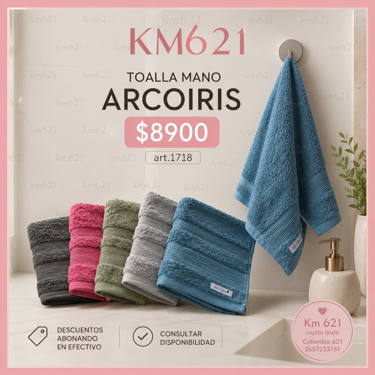 TOALLA ARCOIRIS/PALETTE