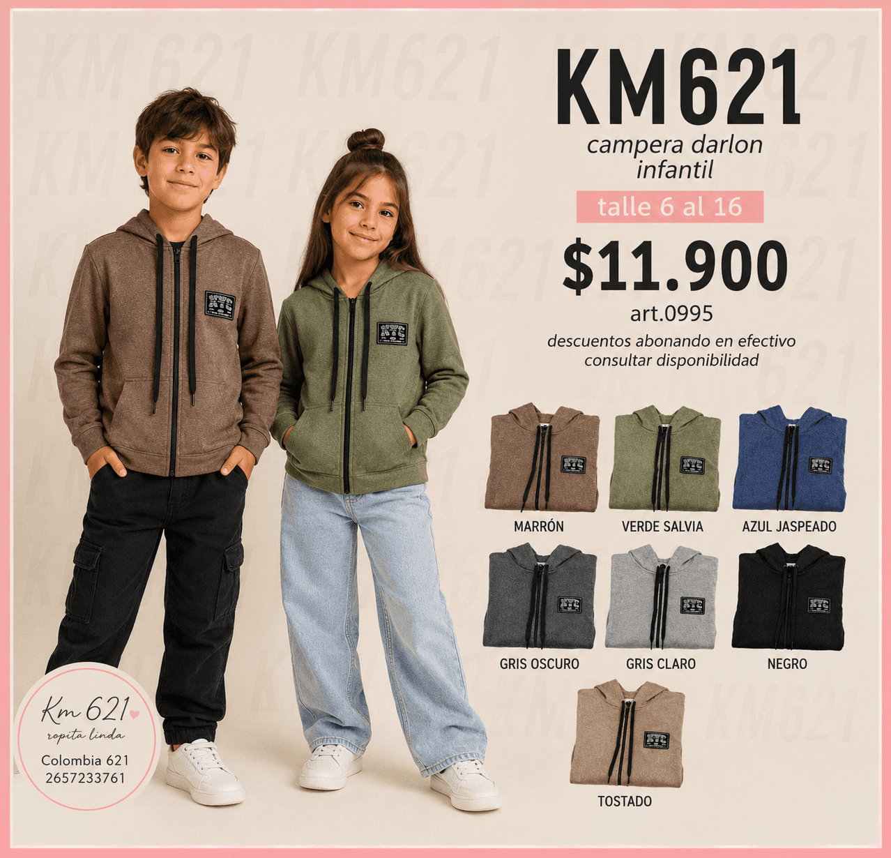 campera morley infantil