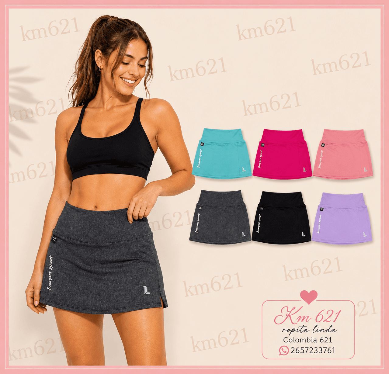 SHORT POLLERA DEPORTIVO